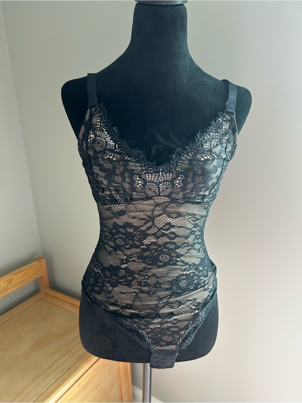 Black Lace Bodysuit - Women Intimates & Sleepwear